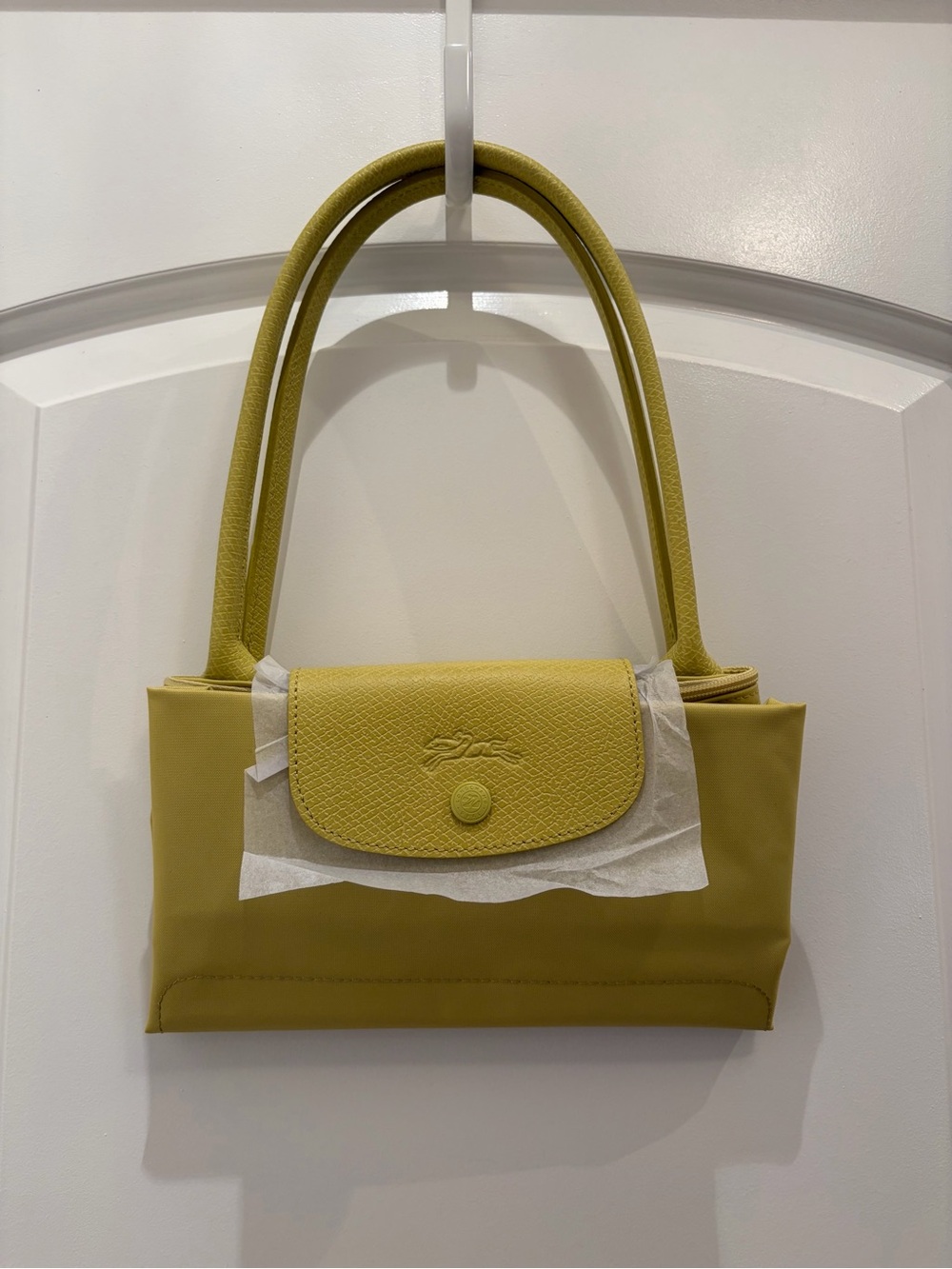 Longchamp Le Pliage M Tote Bag (Lime) - Picture 3 of 5